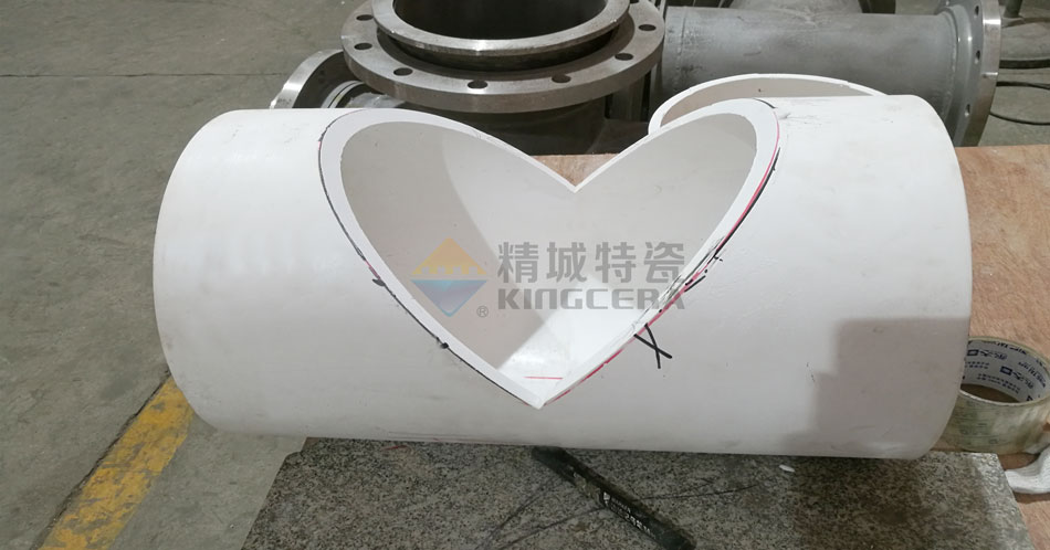 整體成型陶瓷三通管